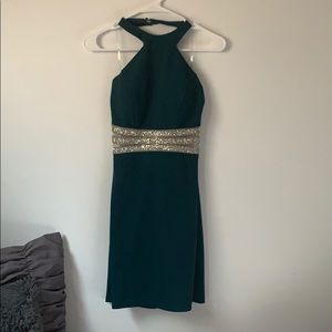 Dark Green Homecoming Dress